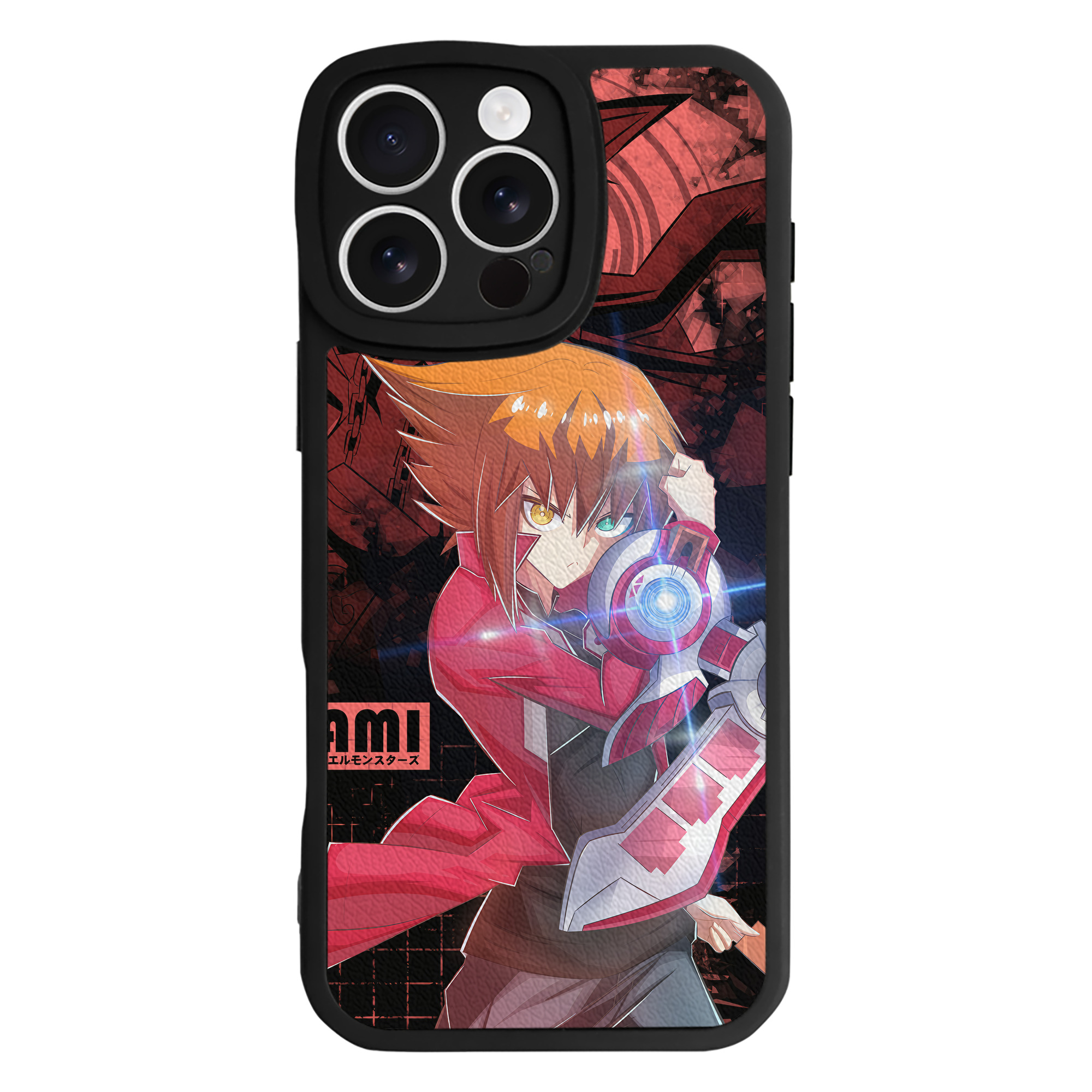 （画像用） 遊☆戯☆王 Yu-Gi-Oh! 【iPhone 16シリーズ対応】シリコンスマホケース（レザー調） 材質：シリコン